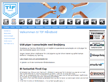 Tablet Screenshot of handbold.tjoerringif.dk
